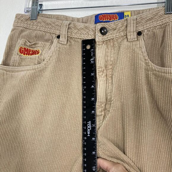 Empyre Relax Corduroy Pants Mens 32 Tan Straight Leg 5 Pocket Casual Jeans - Picture 9 of 16